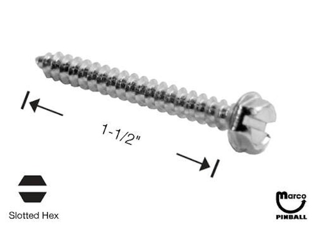 Sheet Metal Screw #8 x 1-1/2 inch pl-hwh