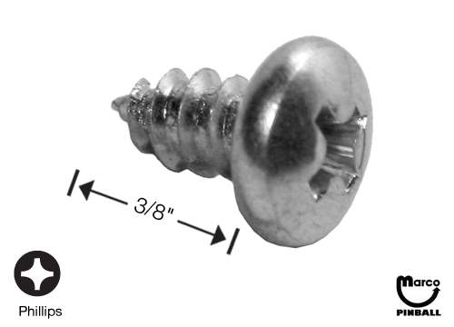 Sheet Metal Screw #10 x 3/8" p-ph