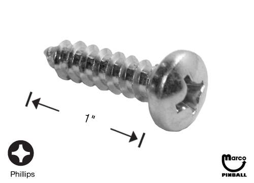 Sheet Metal Screw #14 x 1 inch p-ph