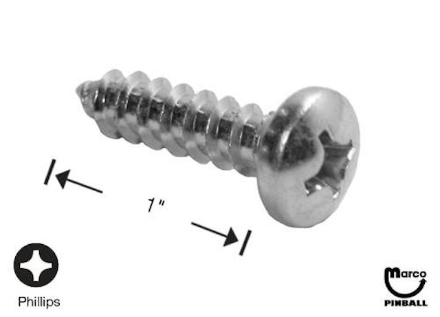 Sheet Metal Screw #14 x 1 inch p-ph