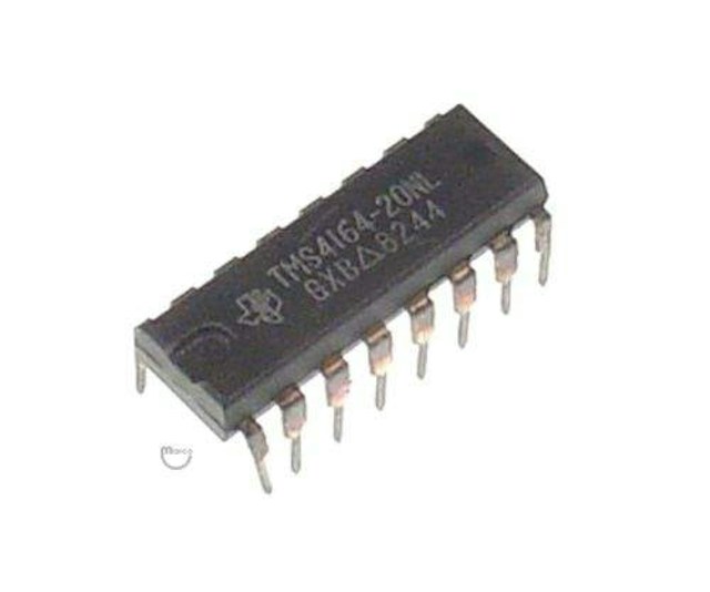 IC - 16 pin DIP TMS4164 CMOS