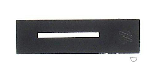Coin entry 25¢ plate