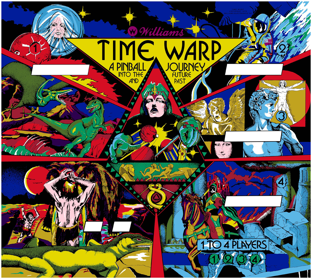 TIME WARP Pinball GX429