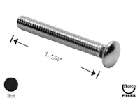 Bolt carriage #8-32 x 1-1/4"