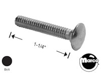 Bolt carriage 1/4-20 x 1-1/4 inch