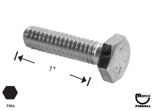 Bolt 1/4-20 x 1 inch hh-sems