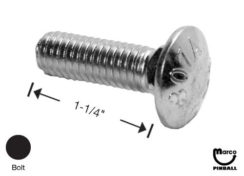 Bolt 3/8-16 x 1-1/4 inch carriage bolt