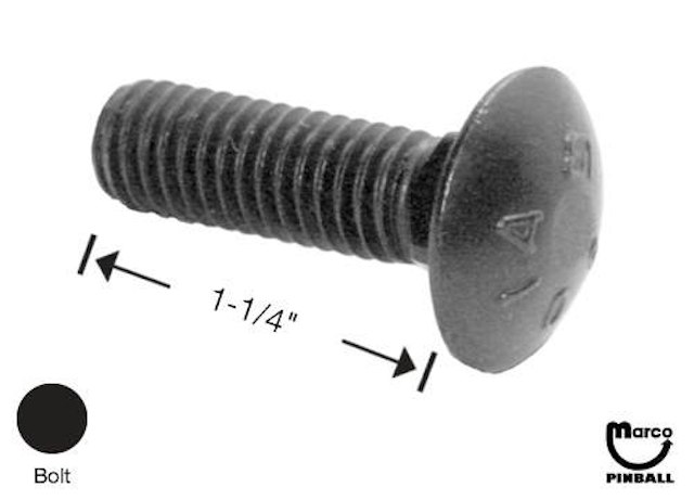 Bolt 3/8-16 x 1-1/4 inch carriage bolt