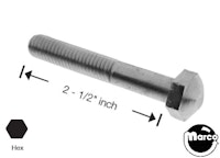 Leg bolt 3/8-16 x 2-1/2 inch acorn head 5/8 inch 231-5001-01