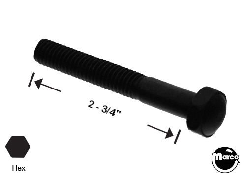 Leg bolt 3/8-16 x 2-3/4" acorn head black