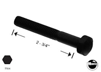 Leg bolt 3/8-16 x 2-3/4" acorn head black