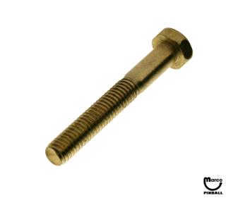 Leg bolt 3/8-16 x 2-5/8 inch acorn head brass