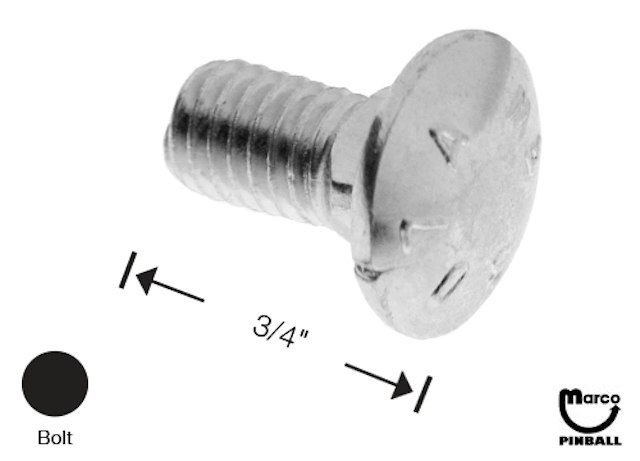 Bolt 3/8-16 x 3/4 inch sh-n