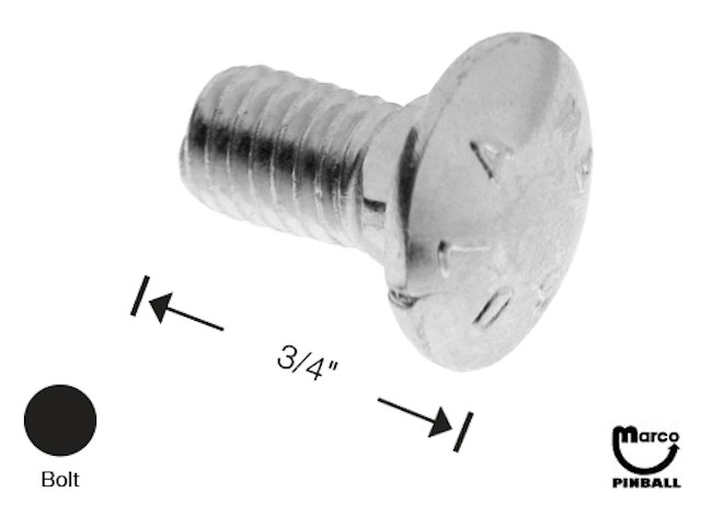 Bolt 3/8-16 x 3/4 inch sh-n
