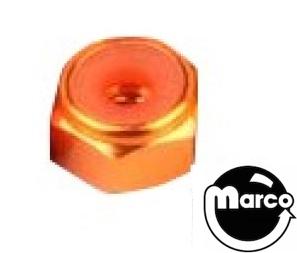4406-01119-A15 - Nut 6-32 esn stop nut orange anodized - Marco