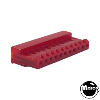 Connector - IDC red 11r mt/end 22/156