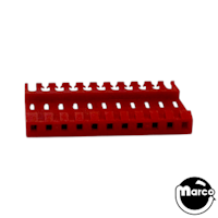Connector - IDC red 11r mt/thru 22/156