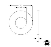 Washer .265" x .750" x .067"