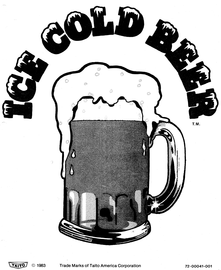 ICE COLD BEER (Taito) Playfield