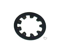Lock Washer 1/4-20 internal tooth black