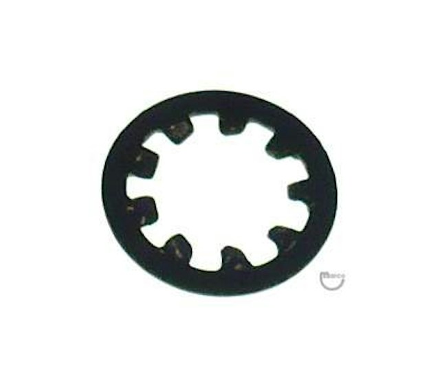 Lock Washer 1/4-20 internal tooth black