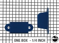 Lane guide - 2-1/8 inch EM round edge blue