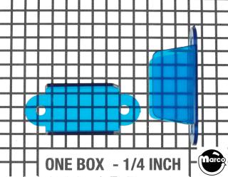 Lane guide - 2-1/8 inch EM round edge blue t