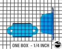 Lane guide - 2-1/8 inch EM round edge blue t
