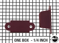 Lane guide - 2-1/8 inch EM round edge purple