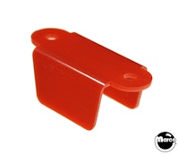 Lane guide - 2-1/8 inch EM round edge red
