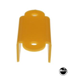 Lane guide - 2-1/8 inch EM round edge yellow