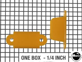 Lane guide - 2-1/8 inch EM round edge yellow