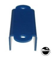 Lane guide - 2-3/4 inch EM round edge blue