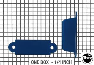 Lane guide - 2-3/4 inch EM round edge blue
