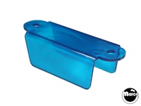 Lane guide - 2-3/4 inches EM round edge blue trans