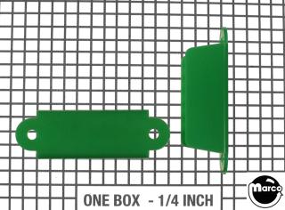 Lane guide - 2-3/4 inch EM round edge green