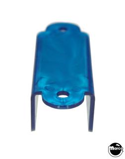 Lane guide - 2-3/4 inch EM round edge blue trans