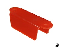 Lane guide - 2-3/4" EM round edge red