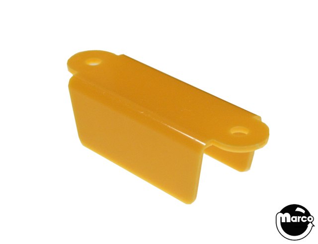 Lane guide - 2-3/4 inch EM round edge yellow