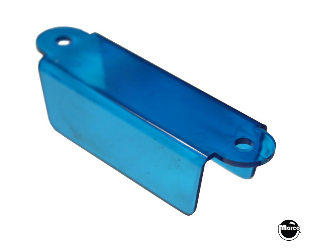 Lane guide - 3-1/8" EM round edge blue trans