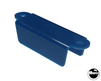 Lane guide - 3-1/8" EM round edge blue