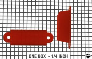 Lane guide - 2-3/4 inch EM round edge red
