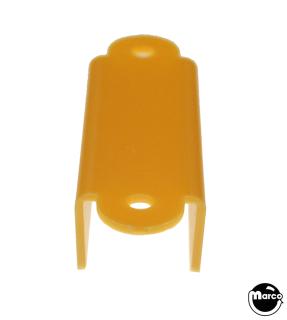 Lane guide - 2-3/4 inch EM round edge yellow