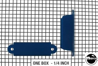 Lane guide - 3-1/8" EM round edge blue