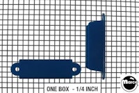 Lane guide - 3-1/8" EM round edge blue