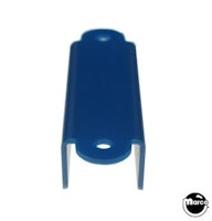Lane guide - 3-1/8" EM round edge blue