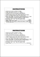 STELLAR WARS (Williams) Score Cards (6)