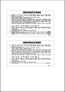 SCORPION (Williams) Score Cards (5)