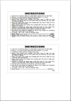 BLACKOUT (Williams) Score cards (5)