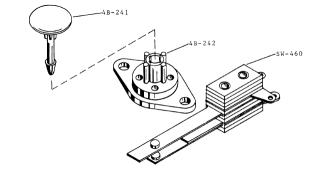 Rollover button - early Stern